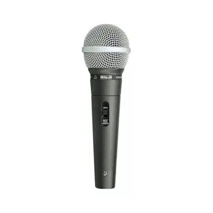 Ahuja AUD-98XLR Unidirectional Dynamic Wired Black Microphone in BD