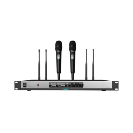 DSPPA D5821 UHF Wireless Microphone System+2 Handheld Wireless Microphones in bd